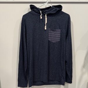United By Blue Dark Blue Hooded Sweater with Pocket